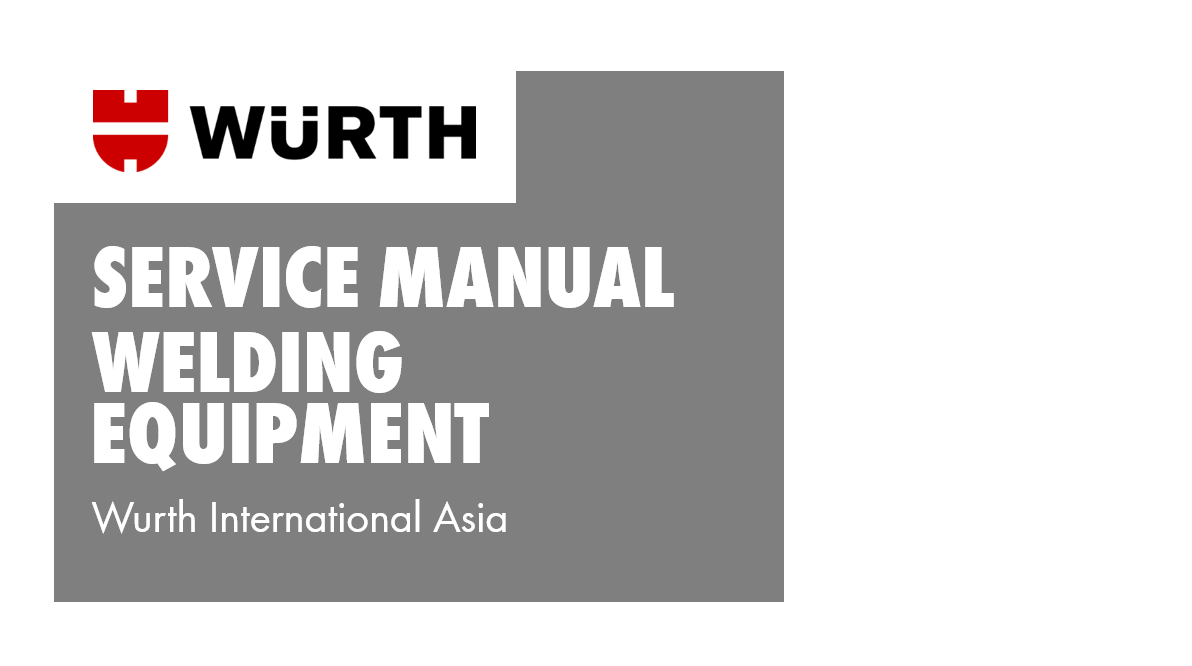 Welding Equipment Service Manual